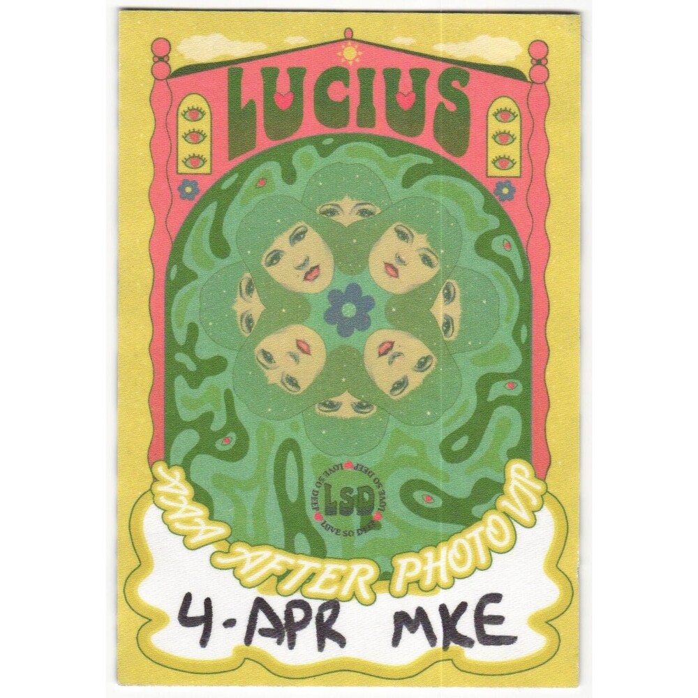 2023 Lucius Backstage Pass Milwaukee WI